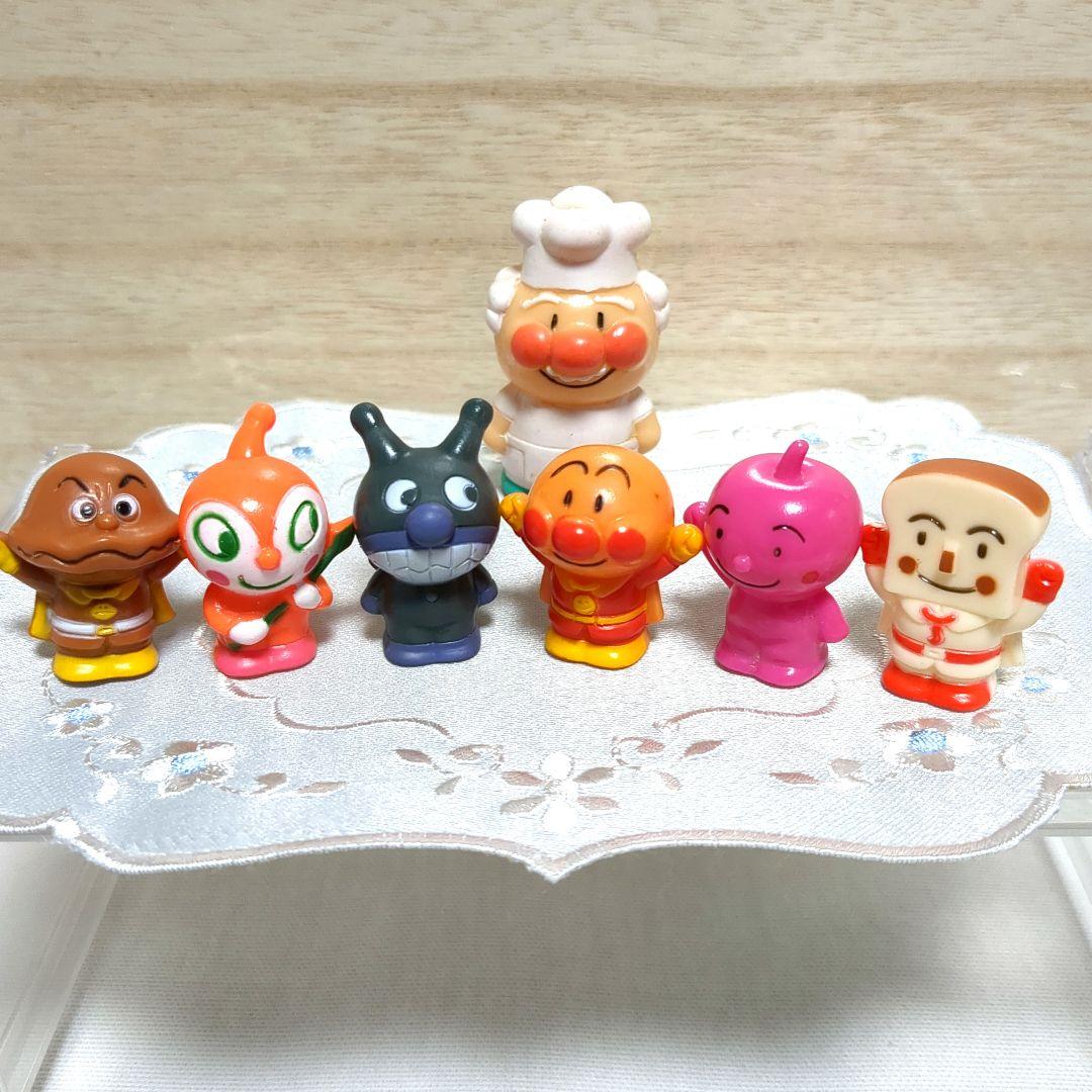激レア』アンパンマン 初期 初代 指人形 80'年代 当時物 昭和 レトロ