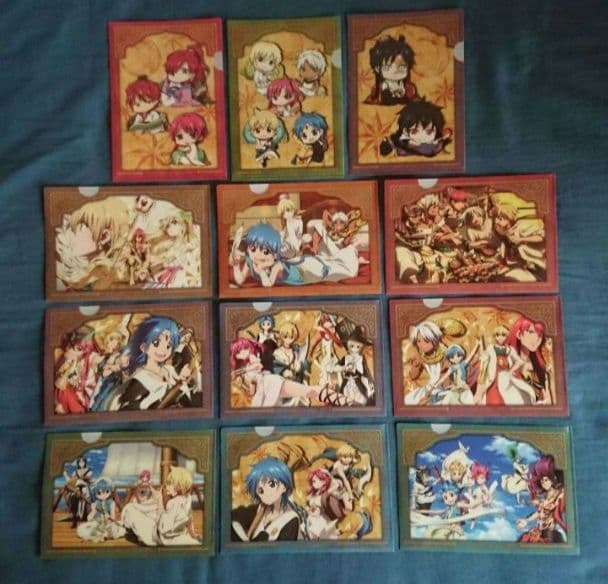 マギ 大高忍 ミニクリアファイル コンプリート アラジン アリババ