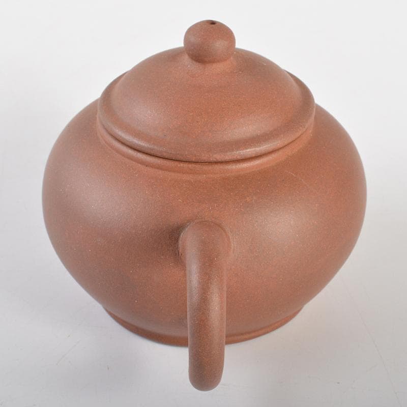 中国　中国宣興銘　紫砂　朱泥　急須　茶壷　D　R7188