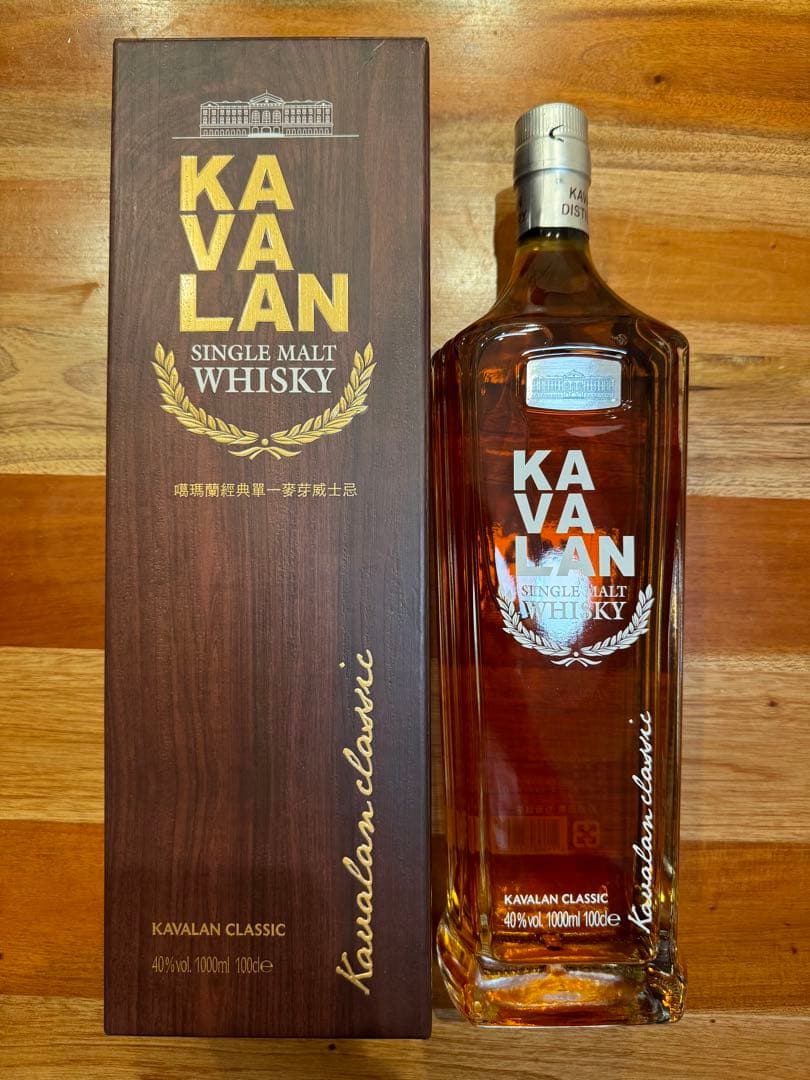 未開封KAVALAN CLASSIC ウイスキー 40% 1000ml 未開封】KAVALAN SINGLE