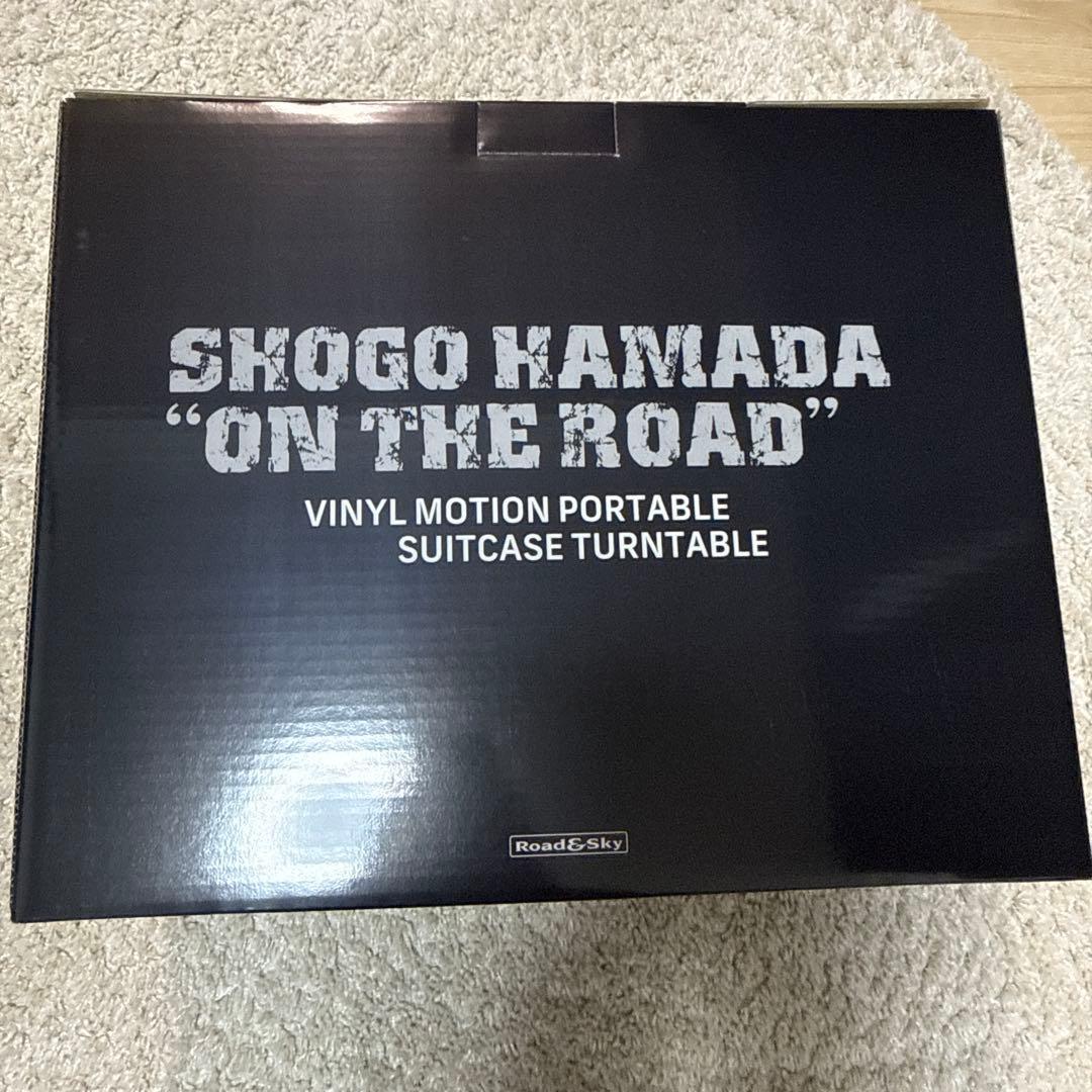 数量限定・新品】浜田省吾 ON THE ROADポータブル・レコードプレーヤー