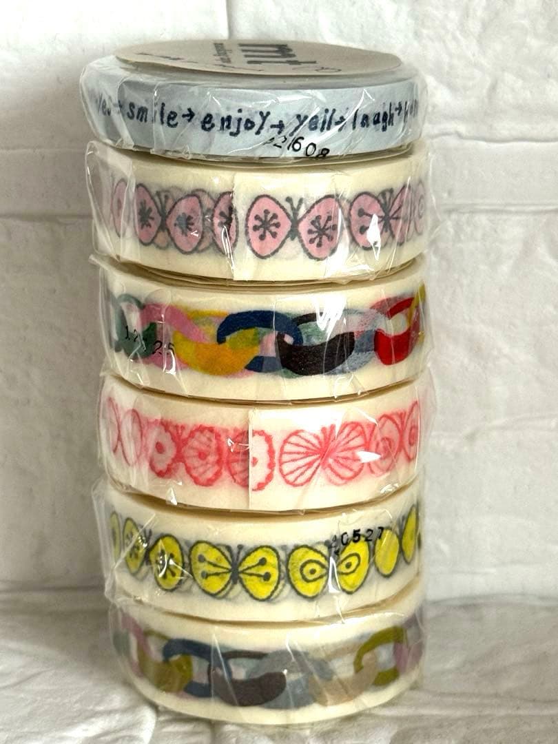 【廃盤】mt ×ミナペルホネン　マスキングテープ 9個セット【未使用】