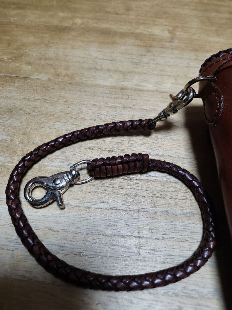 MAMA KIN' 栃木レザー 長財布 ライダースウォレット