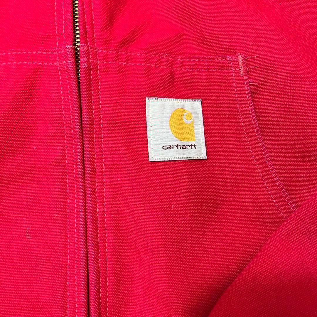 90's USA製 カーハート アクティブジャケット レッド 2XL