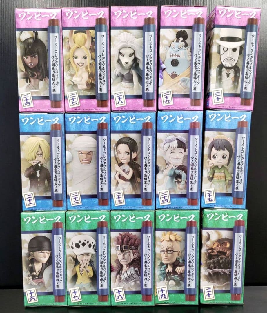 ワンピース　ワーコレ「ワノ国鬼ヶ島編1〜11」コンプリート55ヶセット