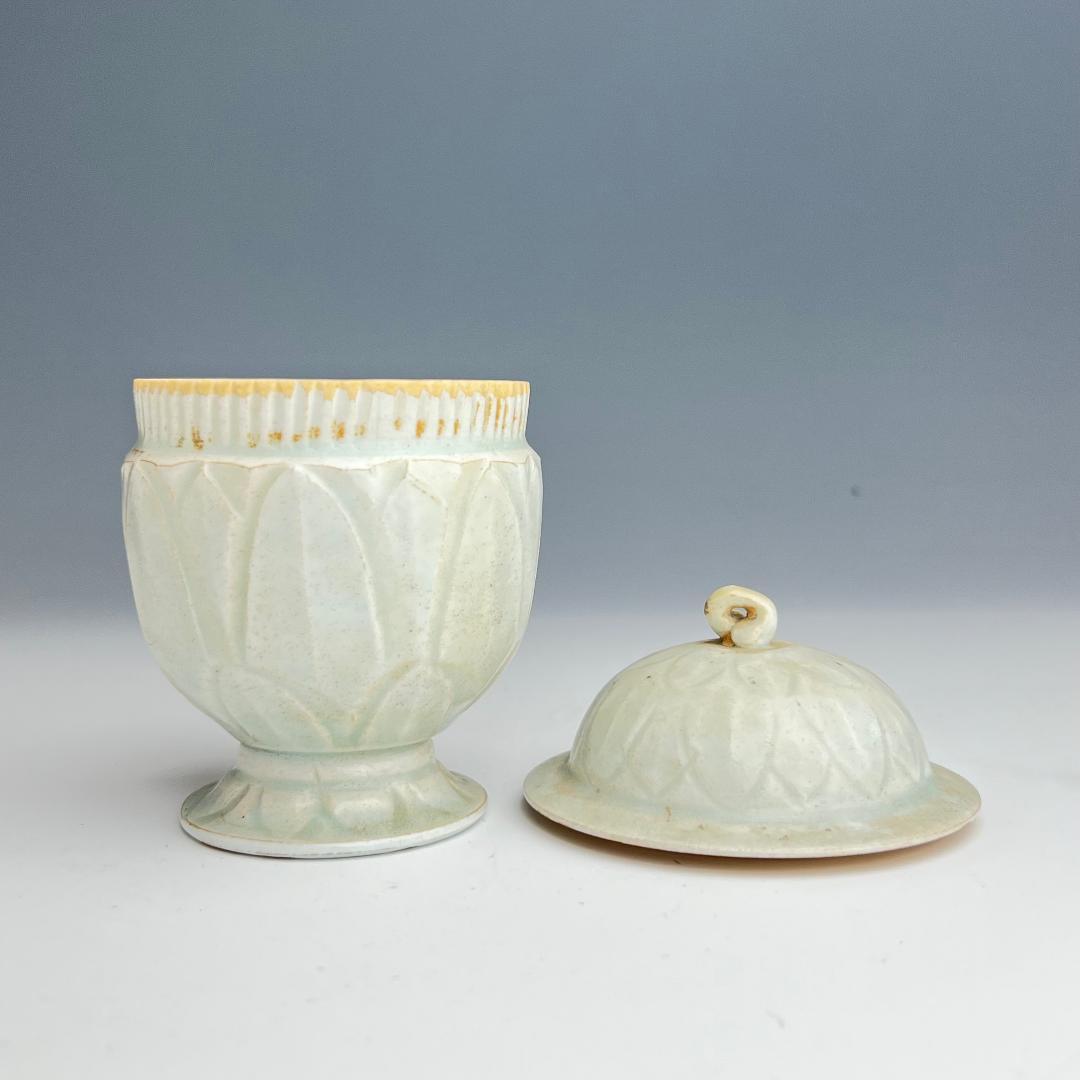 影青 青白釉蓋碗 南宋時代 景徳鎮 古玩 中国美術 唐物 擺件