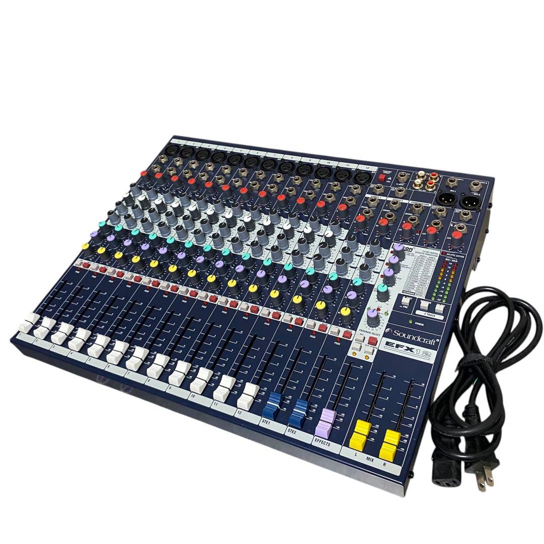 【美品】soundcraft EFX12 アナログミキサー　高音質