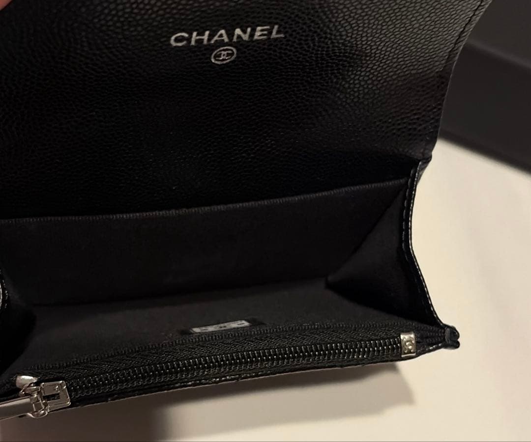 新品未使用　シャネル　カードケース　ケース ブラック 25B