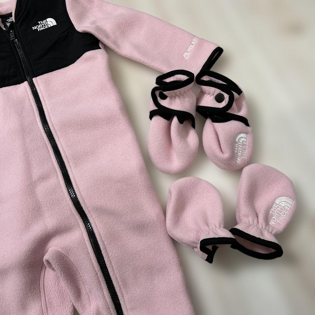 THE NORTH FACE フリースジャンプスーツ 手袋付き