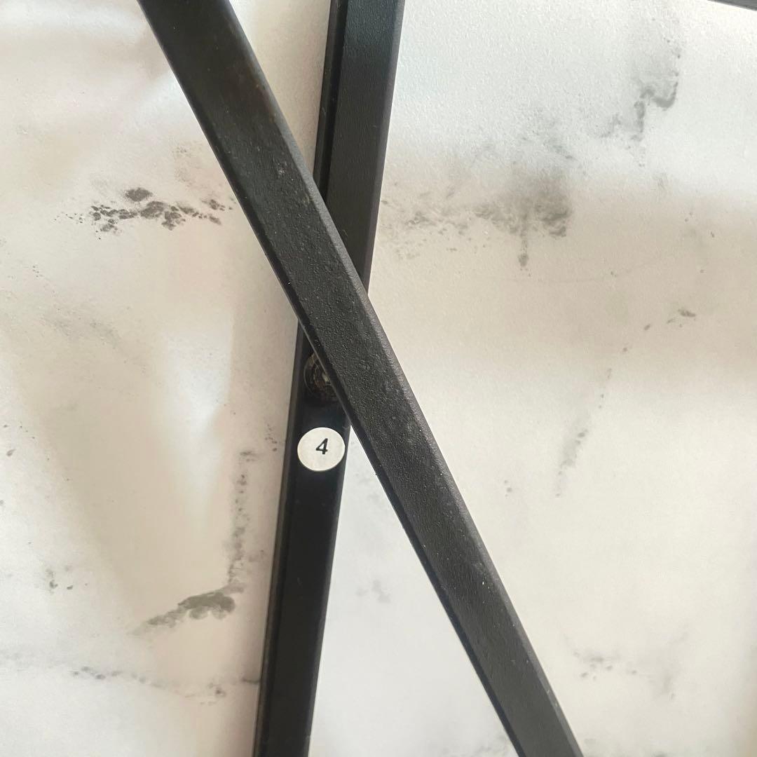 【最終値下げ】LOWYA　大理石柄ダイニングテーブル　ホワイト