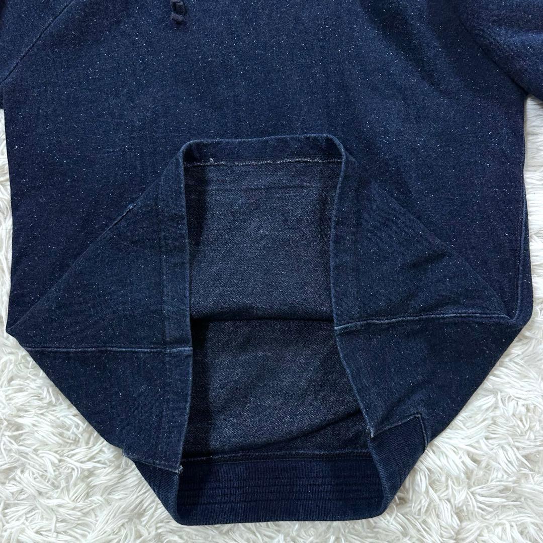 美品✨ラルフローレン RRL インディゴ染め スウェット パーカー プルオン