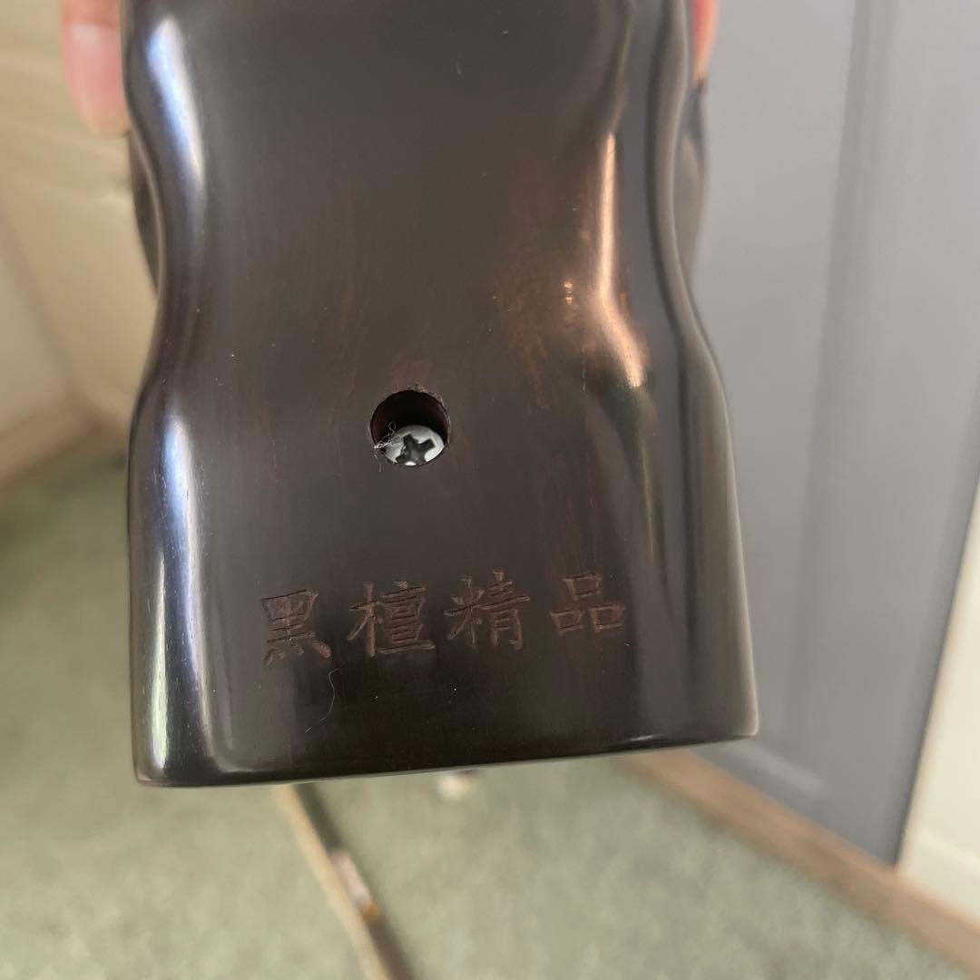 二胡 ほぼ未使用 ケース有り　黒壇　蘇州製　六角形