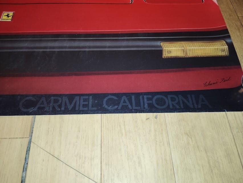 1984年 エンツォフェラーリ マリリンモンロー フェラーリ308 ポスター