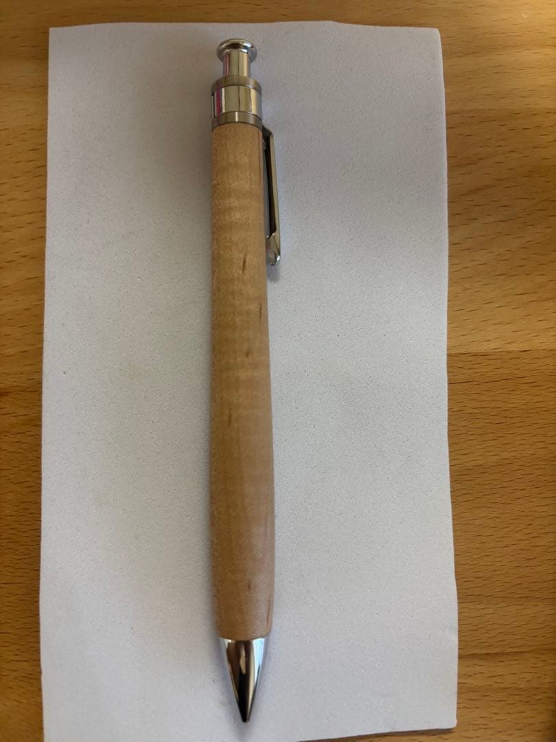 楓　縮木　木軸　杢　ペンシル楔　0.5mm 工房楔　シャープペンシル