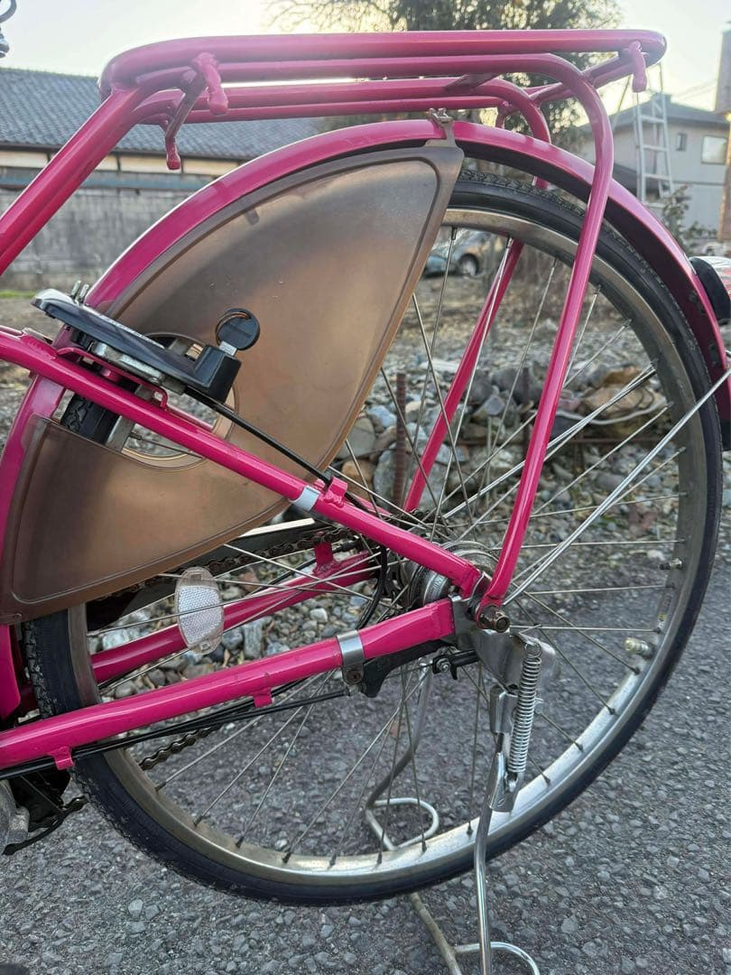 電動アシスト自転車 シティタイプ ピンク - メルカリ
