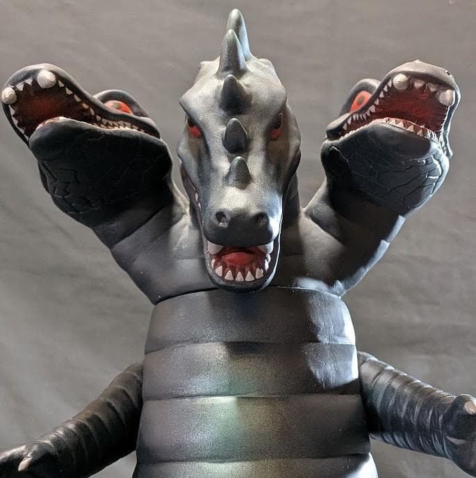 ジャイアント 三つ首竜「スペクトルマン」登場怪獣（マスダヤ復刻）ソフビ