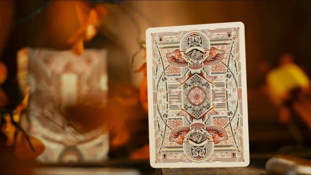 ARK　アーク　紙鴛　中国風デザイン トランプカード　限定品　スタンド付き