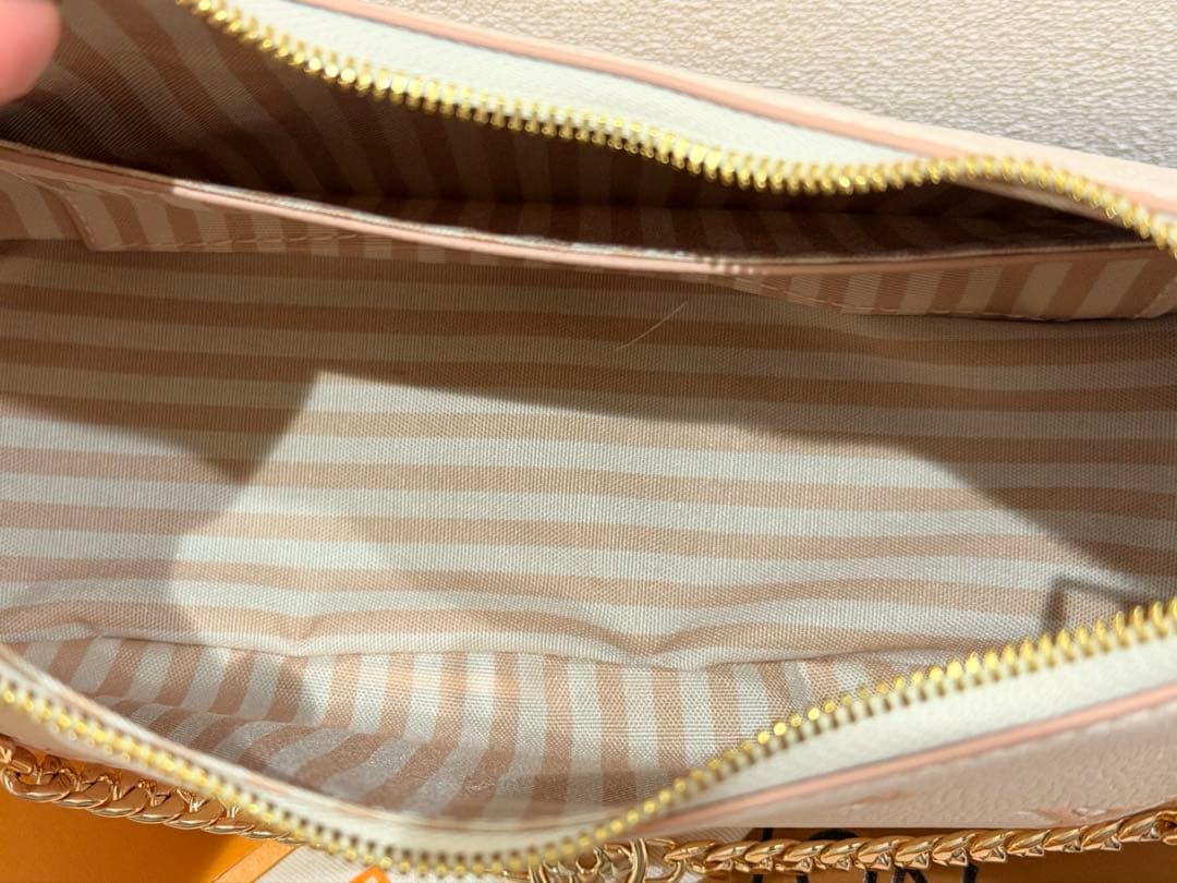 【1日限定SALE】本革 ピンクベージュ　バッグ