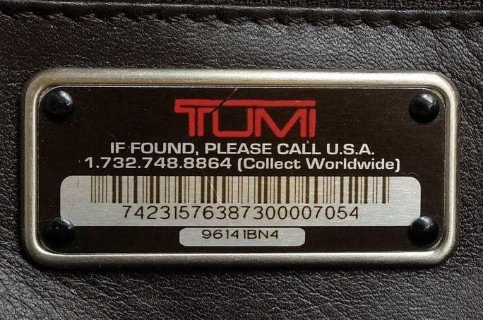 TUMI 96141BN4（廃番G4.4）レザーPCブリーフ 【稀少・ブラウン】