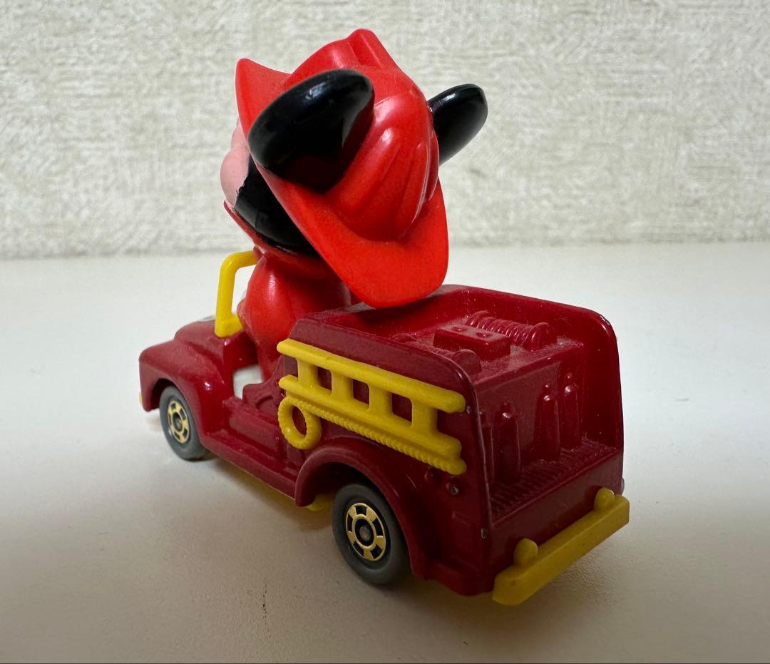 激レア ビンテージ レトロ ミッキーマウス 消防車 トイカー (PD-2)