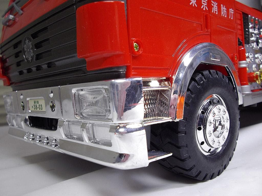 童友社 1/18　大型ラジコン 消防車　はしご車 全長68cm