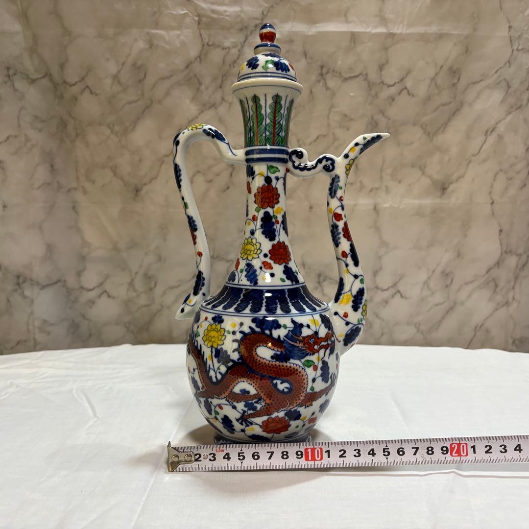 【骨董】大清雍正年製 景徳鎮 ピッチャー 水注 中国工芸 中国美術