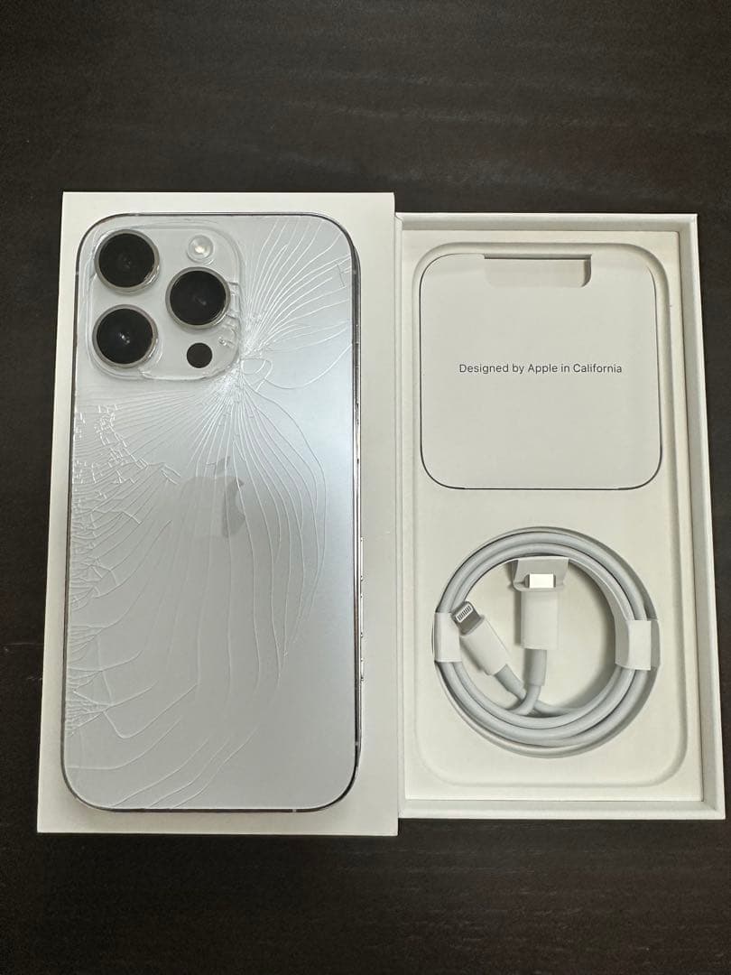 iPhone 14 Pro シルバー 本体 背面割れアリ Apple