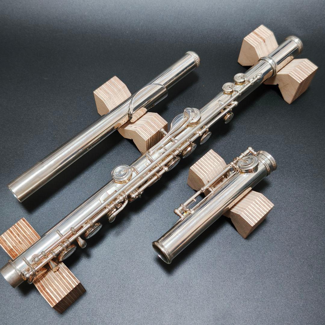 中古美品 アルタス フルート 総銀製 Ag900 マテキ頭部管 タンポ新品