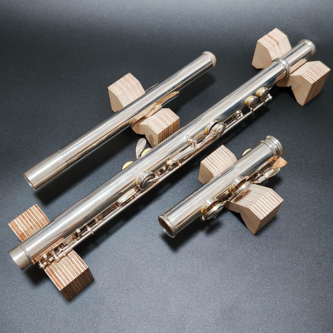 中古美品 アルタス フルート 総銀製 Ag900 マテキ頭部管 タンポ新品