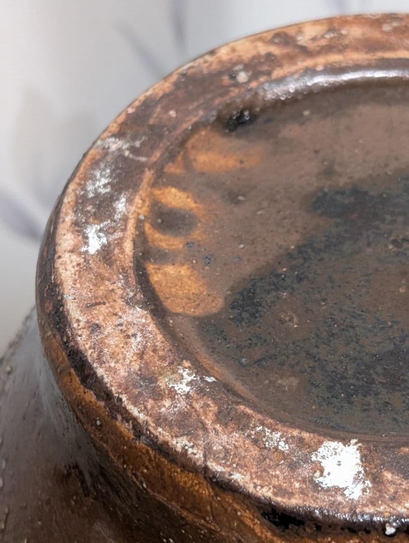 花瓶 インテリア 火色 石はぜ 焦げ 自然釉 - メルカリ