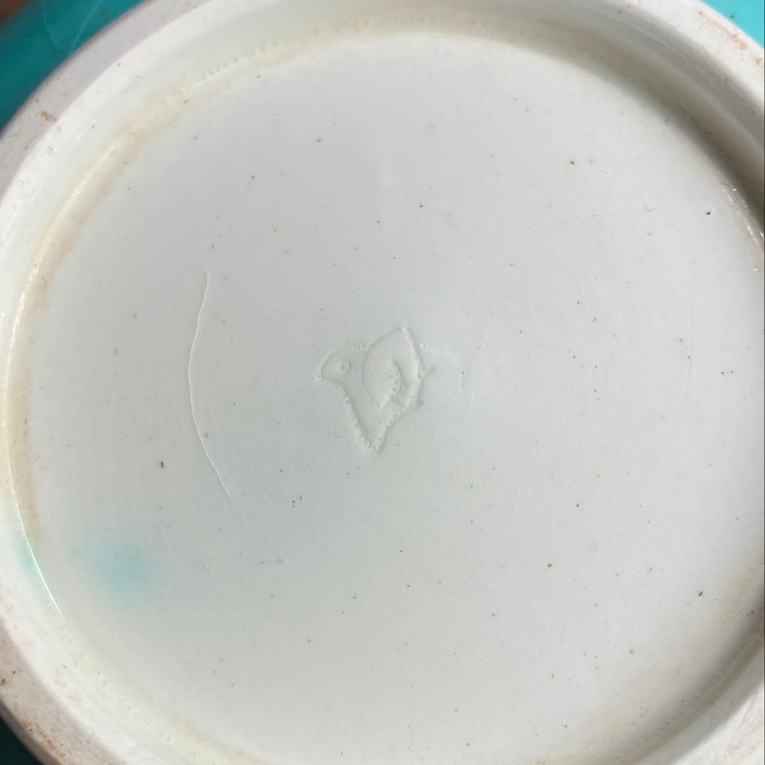 珉平焼 青釉 ティーポット 急須