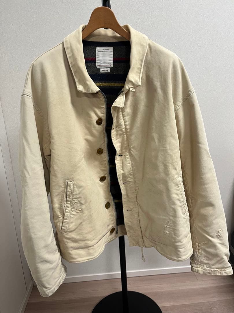 22aw PURSER DECK JKT G.CORDS ivory 4番