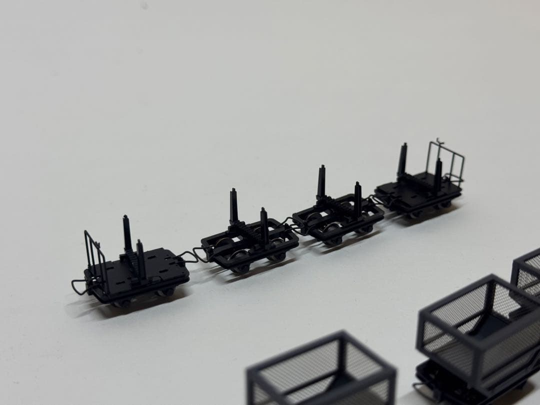 ミニトレインズ　ログワゴン4両&サトウキビワゴン4両