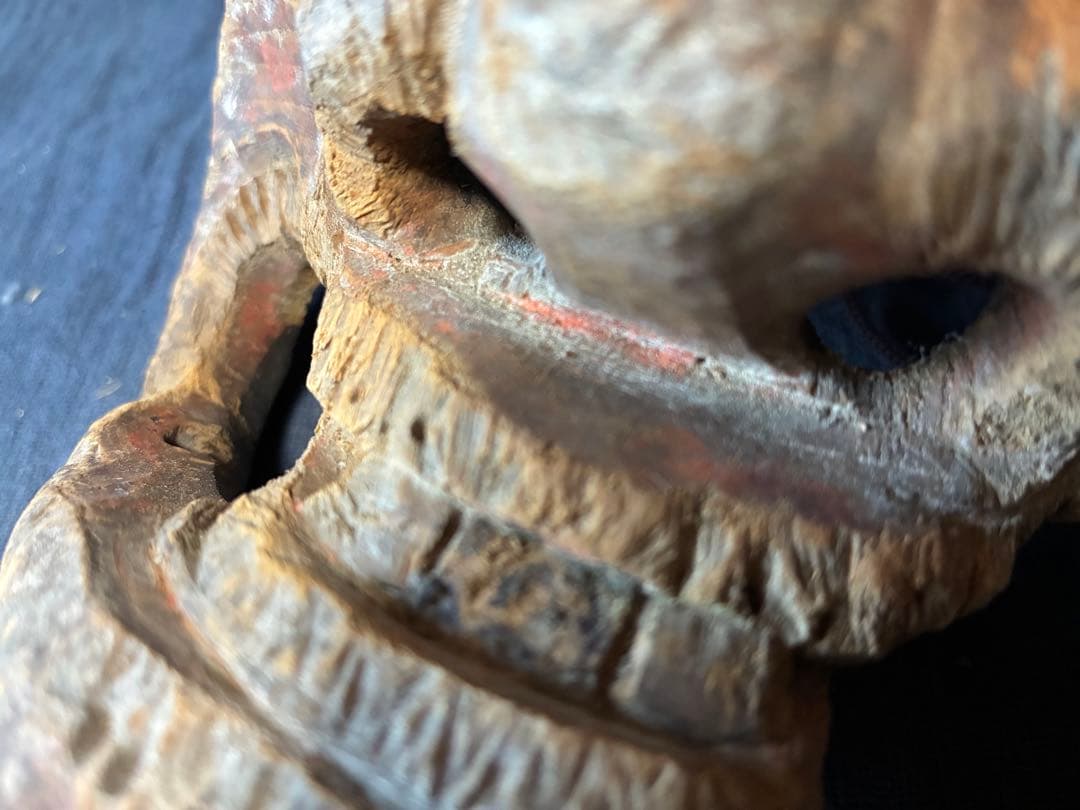 木彫面 翁面 室町から江戸時代