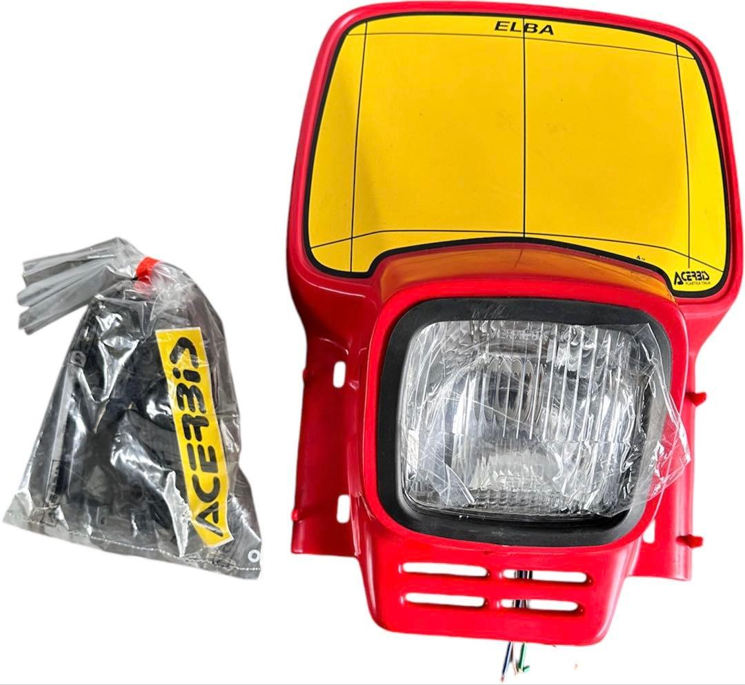 acerbis アチェルビス ヘッドライトカウル 当時物KLXKDXKMX