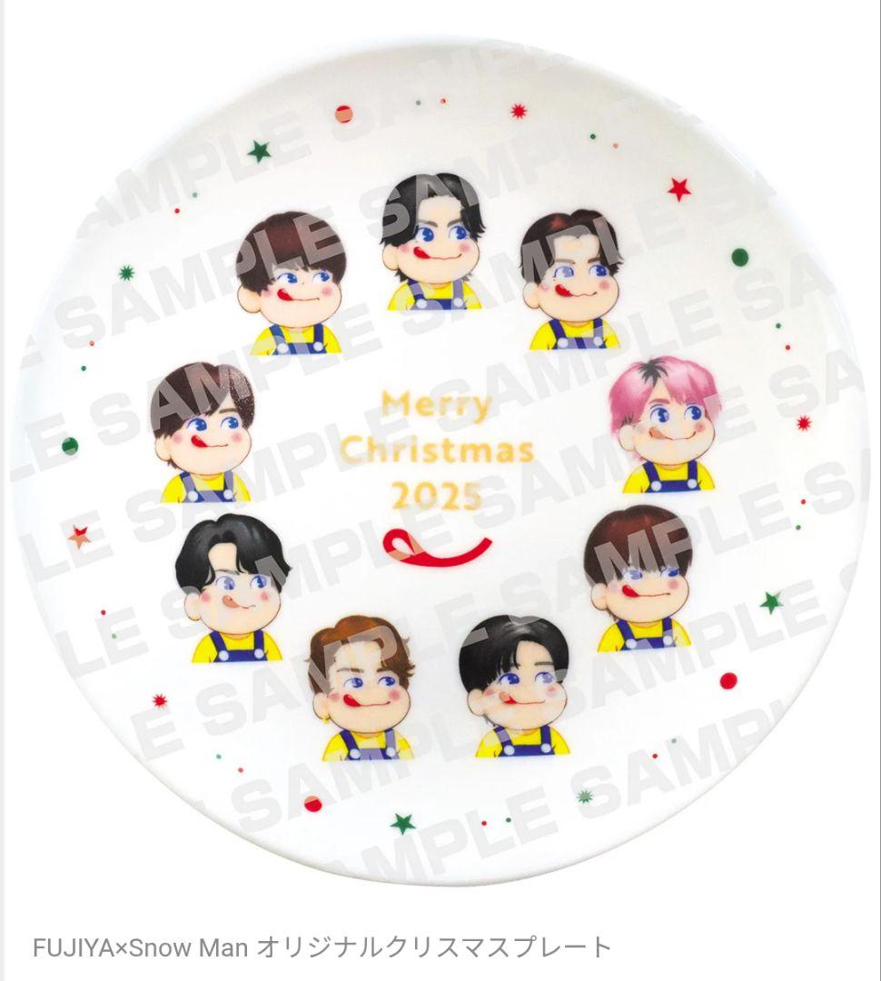 モ*☆様 FUJIYA×Snow Man クリスマスプレート 2025 不二家 - メルカリ