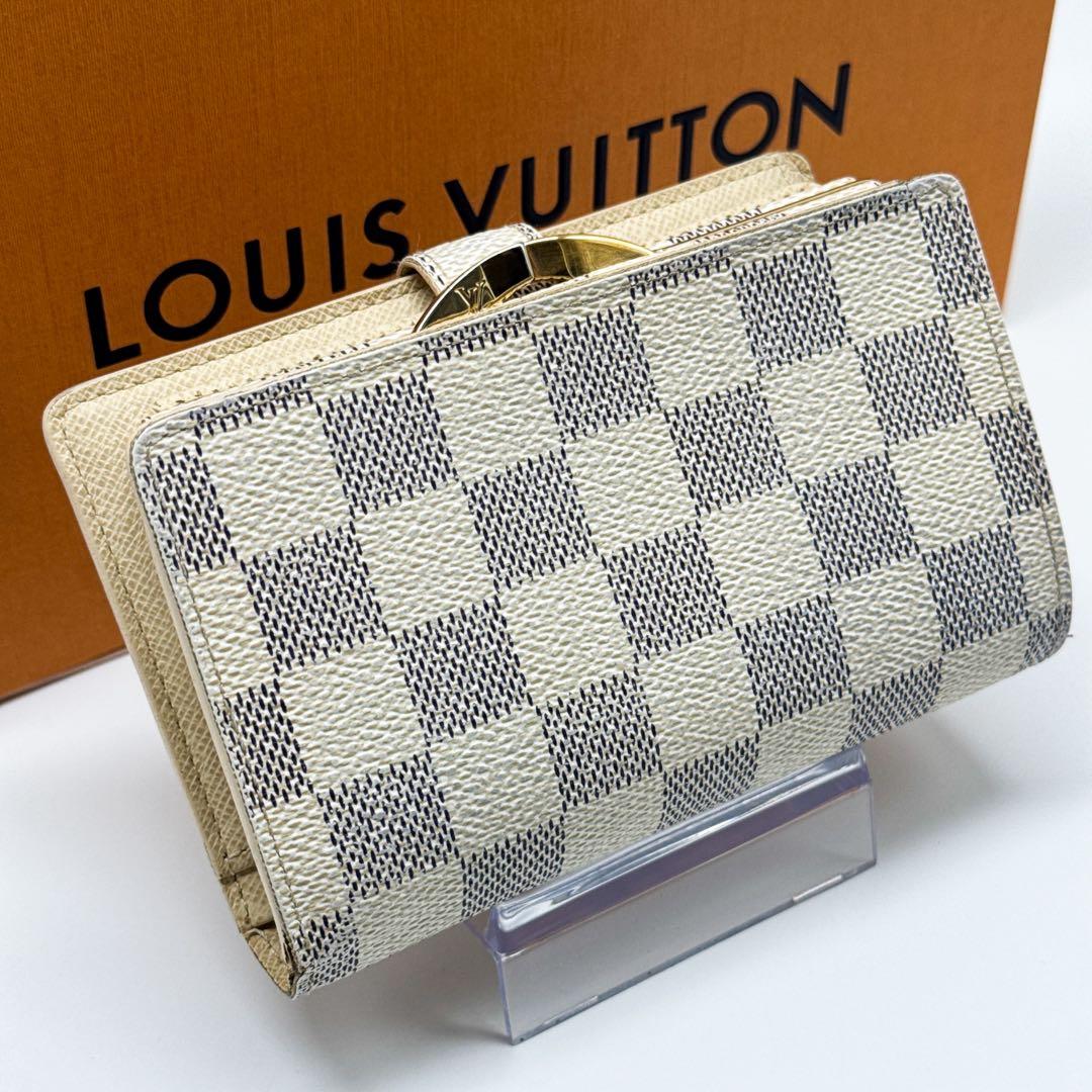 ルイヴィトン✨ダミエ アズール ポルトフォイユ ヴィエノワ がま口
