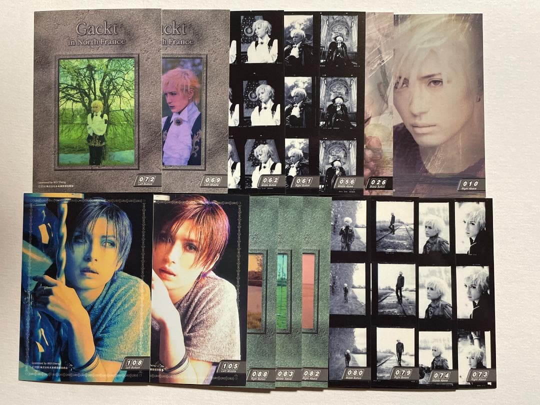 Gackt トレーディングカード 18枚セット - メルカリ