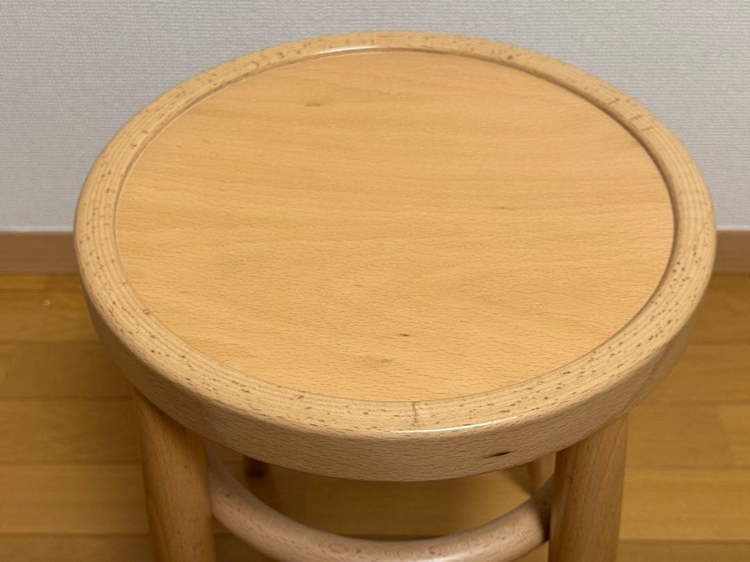 I*a様 秋田木工　ブナ材スツール　高さ43cm 「209-C」