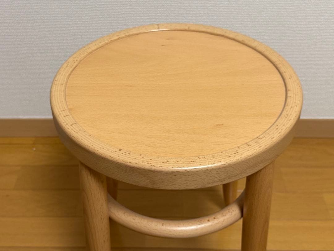I*a様 秋田木工　ブナ材スツール　高さ43cm 「209-C」