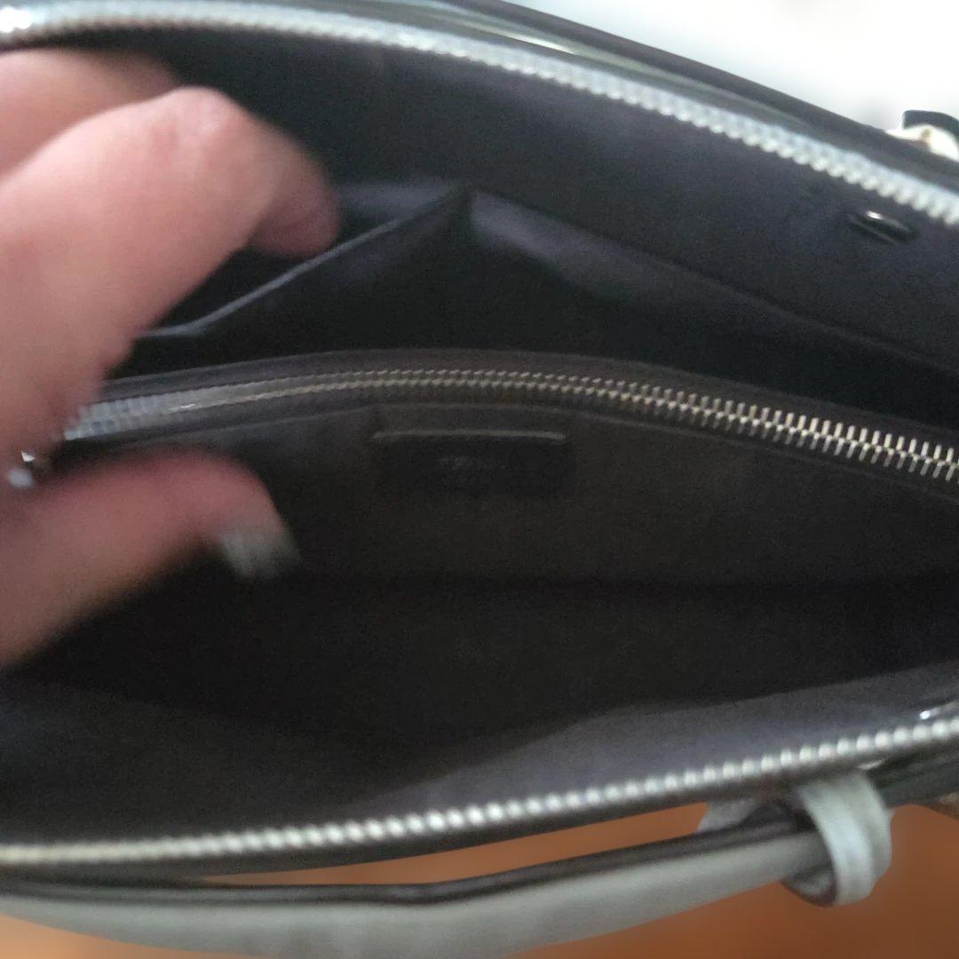 【最終値下】FENDI バイザウェイグレー レザー ショルダーバッグ