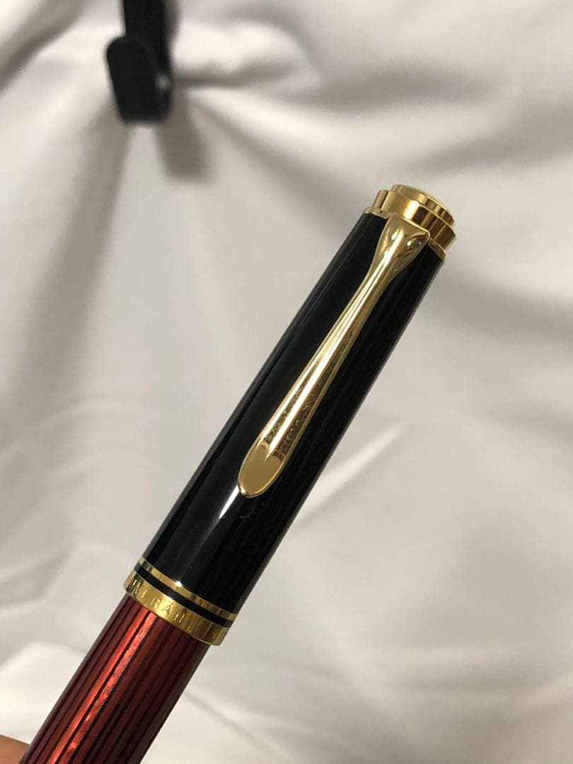 ペリカン スーべレーン M600 赤縞 F細字 k14