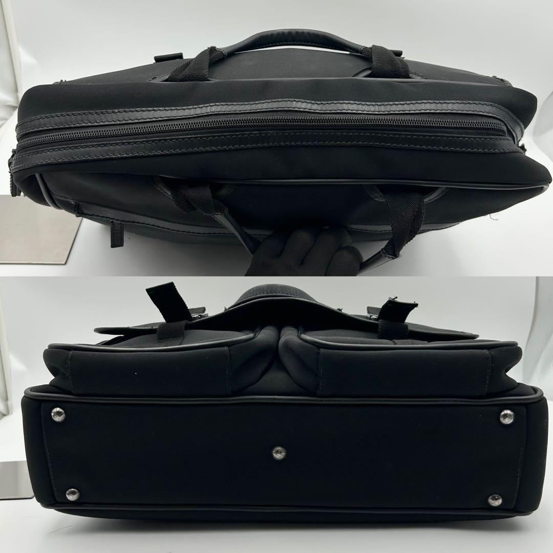 グッチ GUCCI ビジネスバッグ 2way ブラック レザー 大容量 A4収納