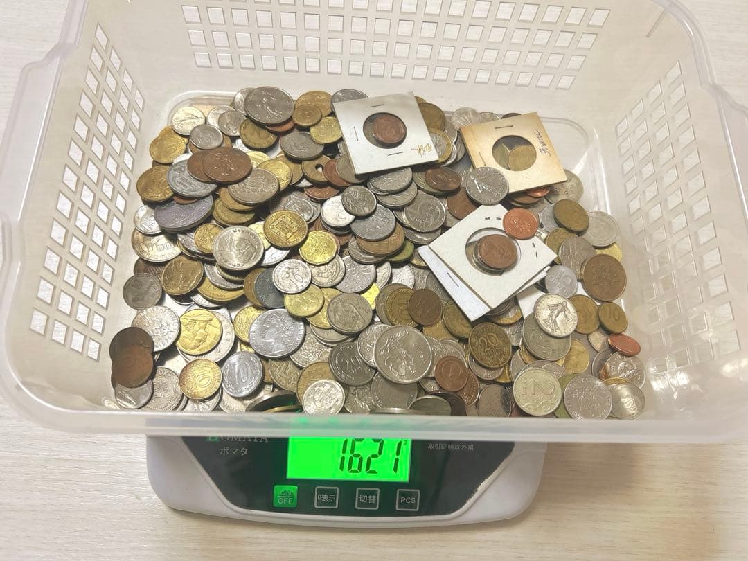 外国貨幣 古銭 まとめ売り 1.6kg