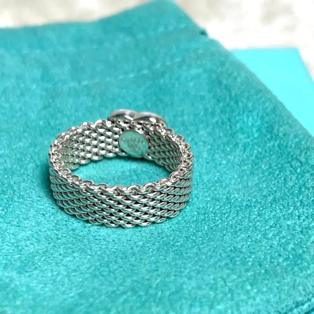 ティファニー　サマセットハートリング　12号　箱、巾着袋セット