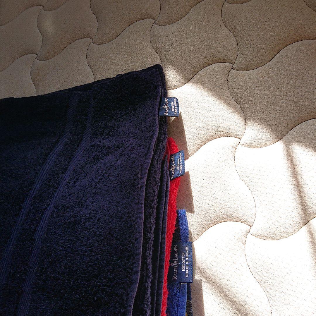 ラルフローレン ①バスタオル3枚セット 年末年始のゲスト用に