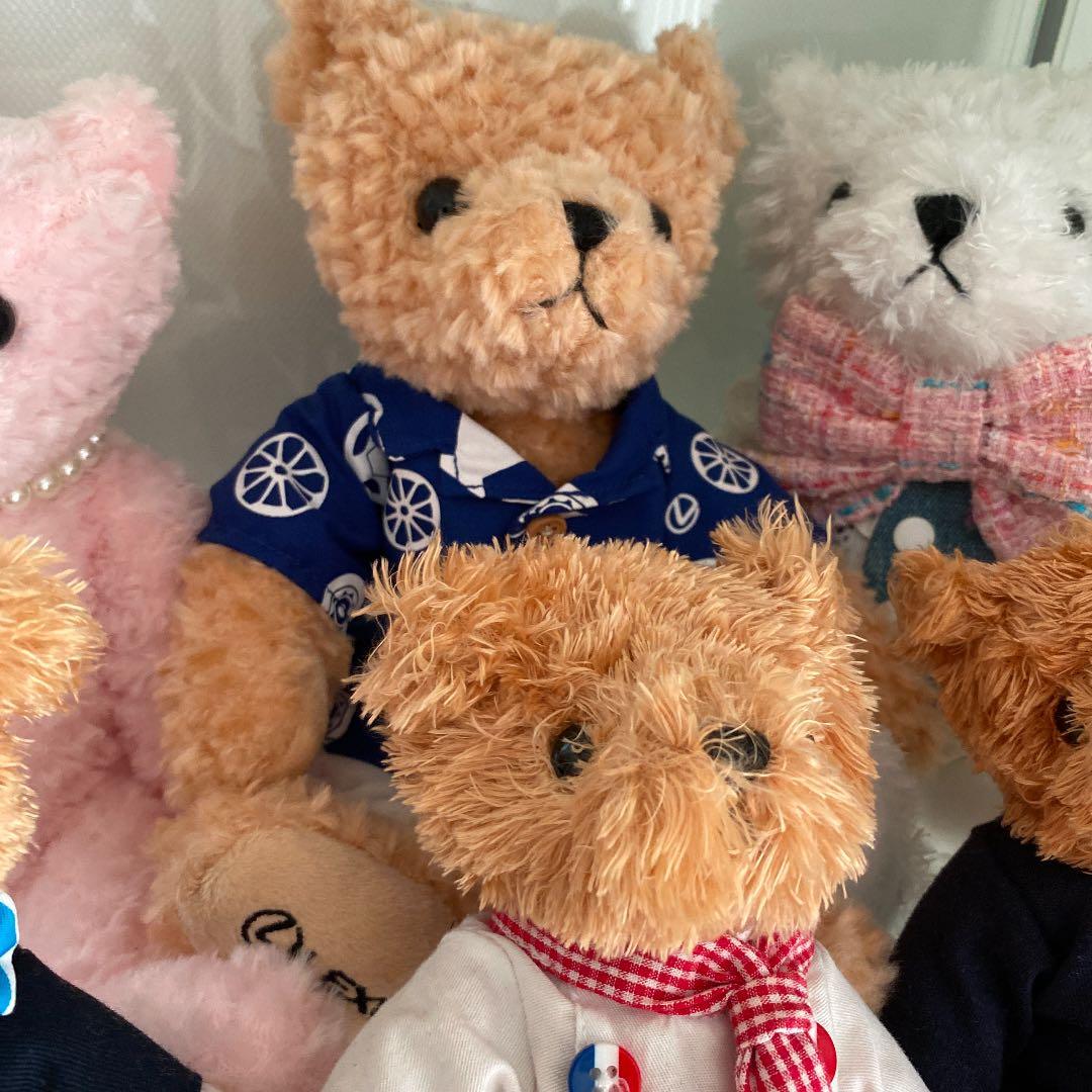 6匹set！【非売品】LEXUS レクサス クマ ぬいぐるみ