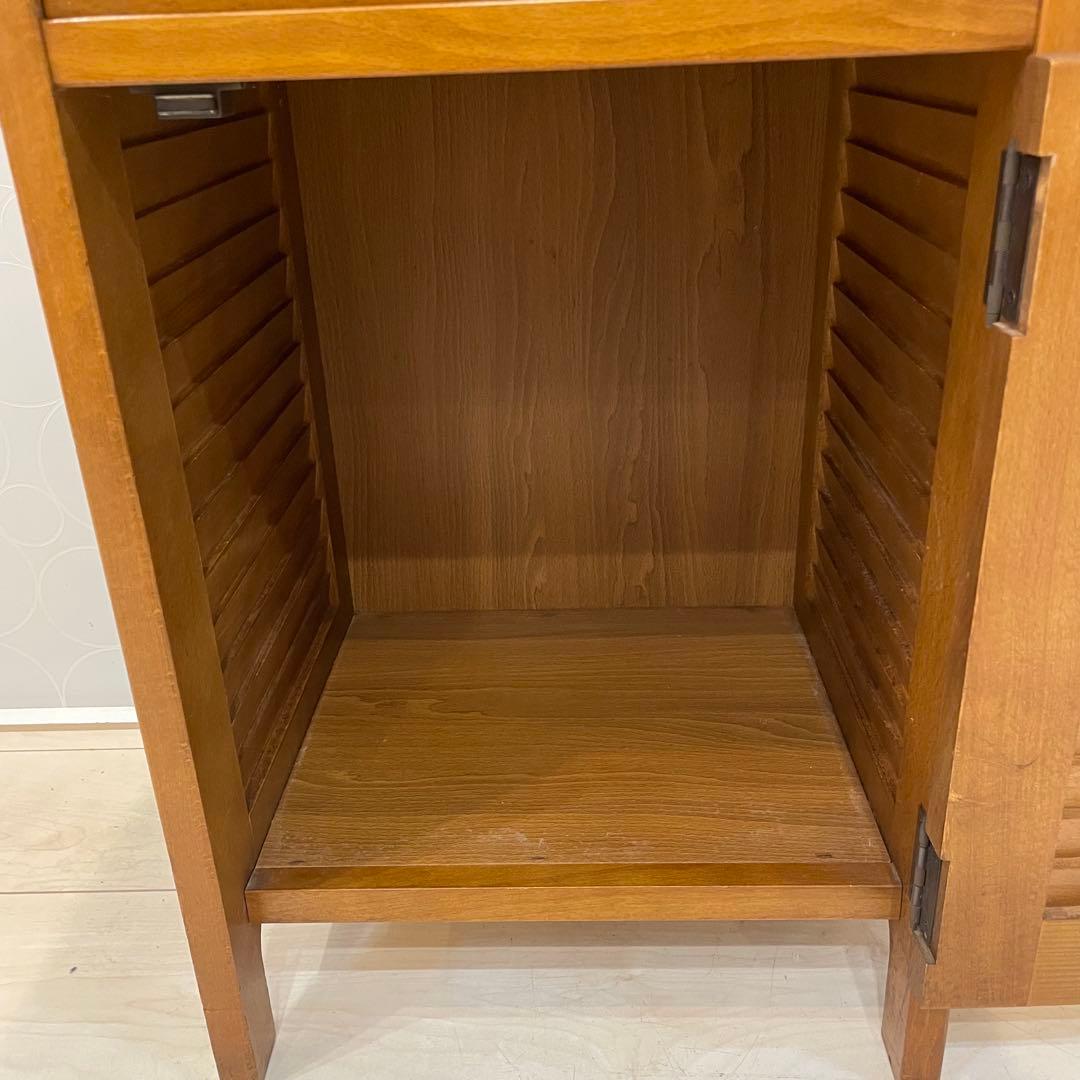 Karimoku】カリモク サイドキャビネット 電話台 花台 飾り台 収納家具