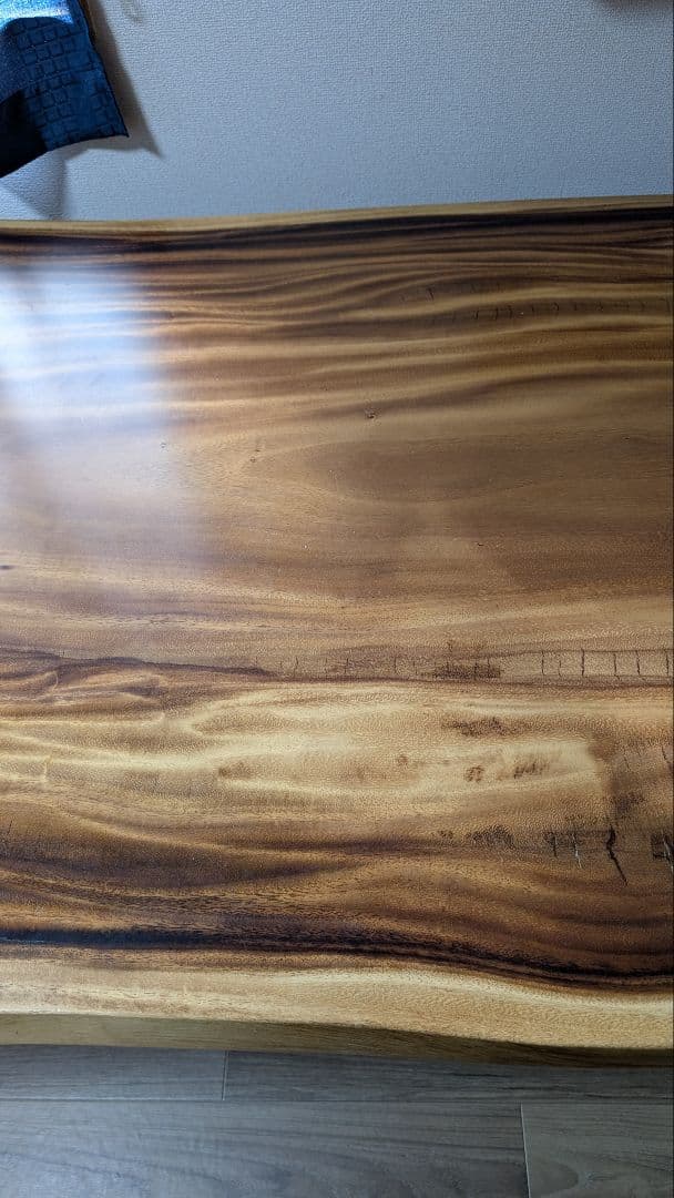 167×91〜99×5 無垢 一枚板 モンキーポット テーブル ①天板のみ