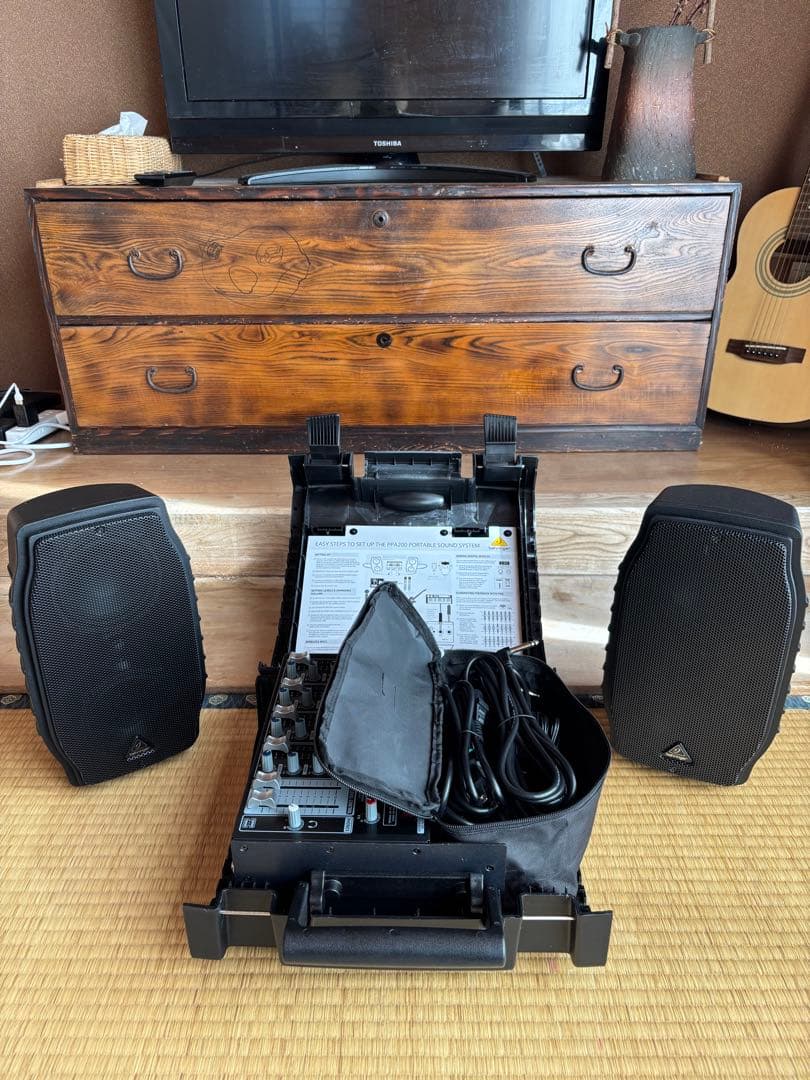 割引！ベリンガーPPA200簡易PA&BOSSダイレクトボックス